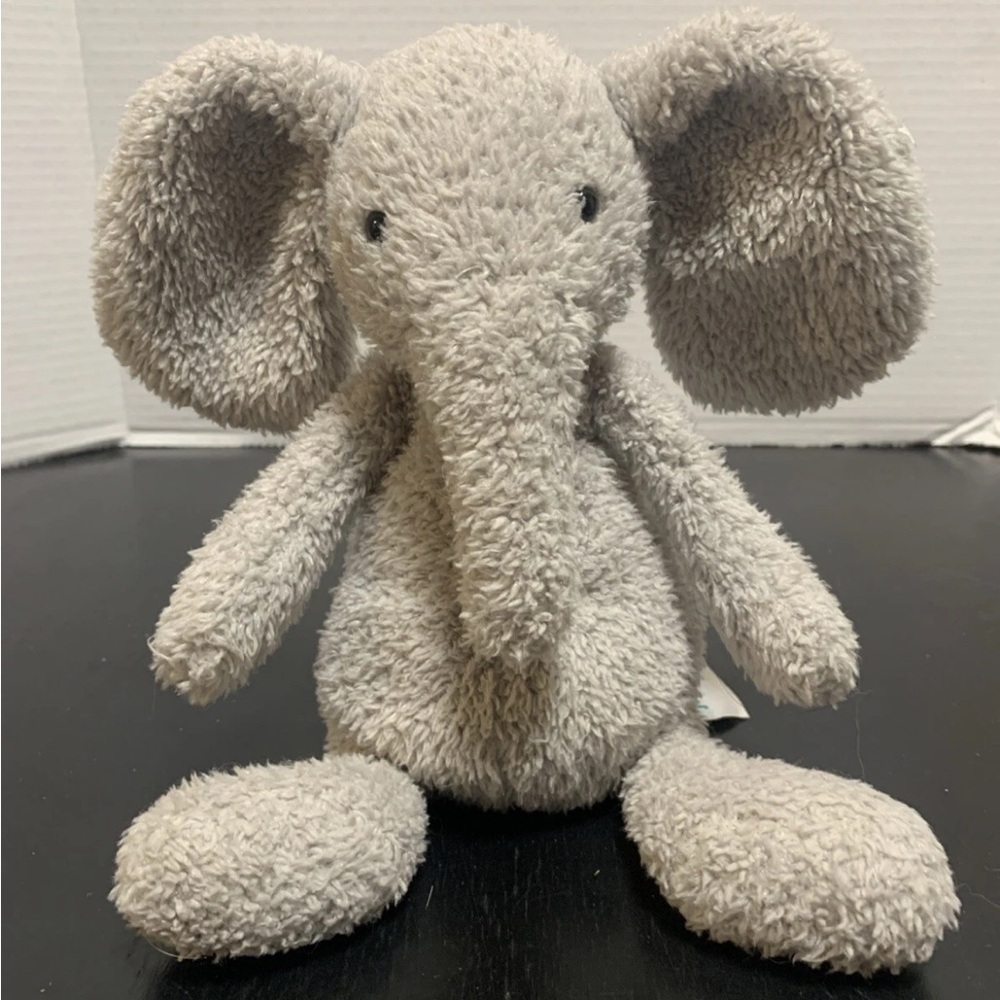 Jellycat Chouchou Elephant Soft Toy Comforter Baby Plush Grey Chou Chou 10”